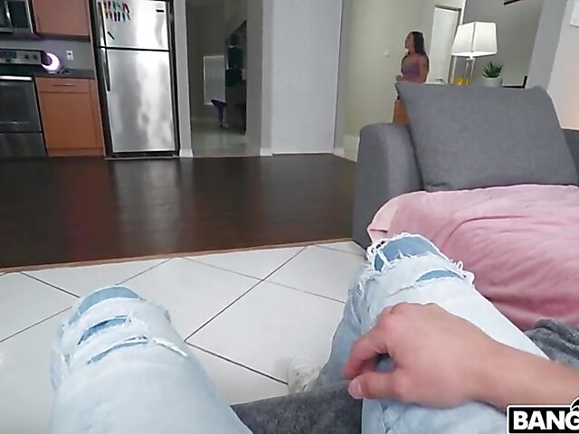 Incredible POV sex with horny stepsis Bailey Base