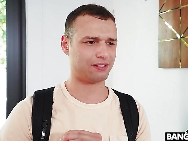 Tattoo covered MILF Joanna Angel anal satisfaction in the kitchen