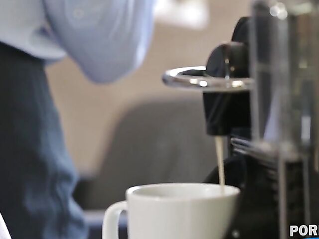 Interracial office DP with horny Baby Kxtten