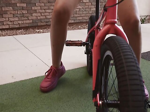 Toilet fuck with naughty brunette Alice Moore