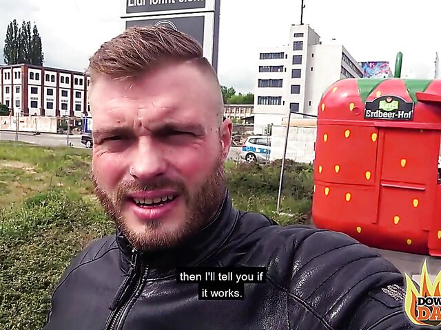 POV German fuck date with big titted gothic brunette Sidney Dark