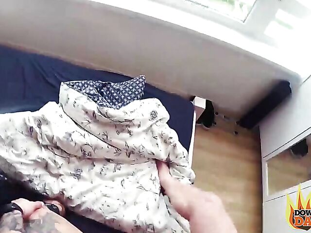 POV German fuck date with big titted gothic brunette Sidney Dark