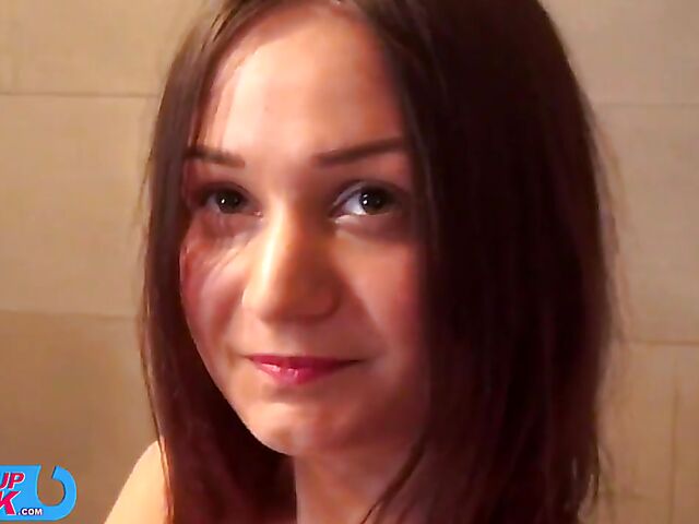 Anal POV style with adorably cute Anina Silk