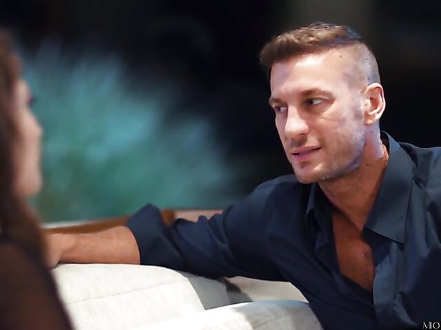 Moaning anal fuck and cum in ass with Rebel Lynn