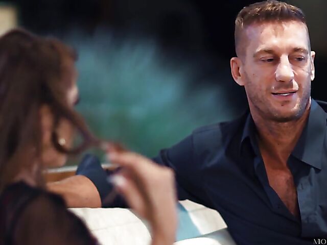 Moaning anal fuck and cum in ass with Rebel Lynn