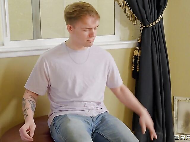 Big black cock anal with Jax Slayher in front of Lily Lou's cuckold boyfriend in the poker room