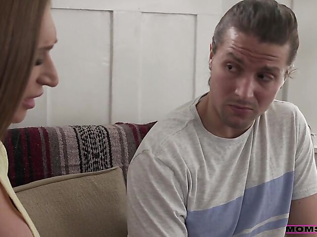 Stepson creampie mom featuring breasty Skylar Snow