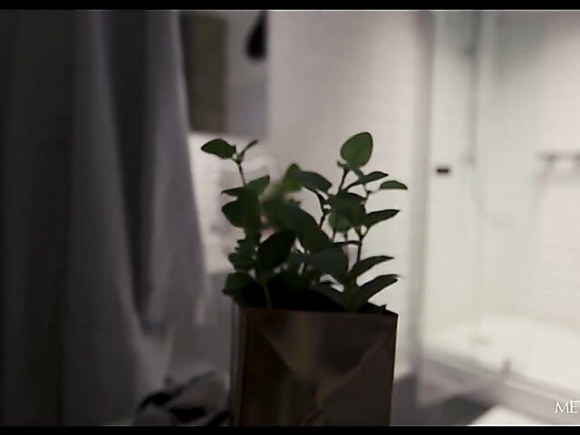 Erotic shower masturbation with charming Oxana Chic