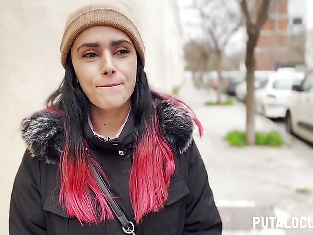 Colombian slut Dulce Caramelo gets picked up and fucked by fat old Spanish guy Torbe