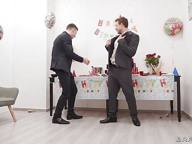 Brazzers office party with Tina Fire and Irina Cage