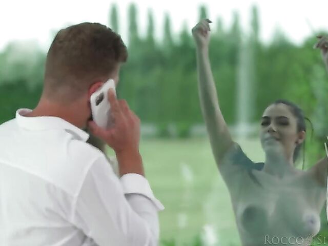 Wild FFM anal session with Valentina Nappi, Malena Nazionale and Martina Smeraldi