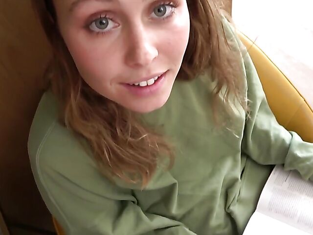 Anal sex POV style with Stella Barey's annoying boyfriend