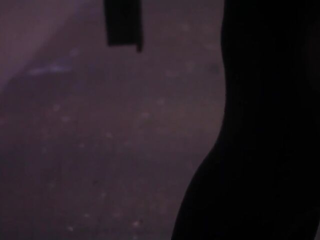 Rough threesome anal in black leather catsuit with Maddy O'Reilly