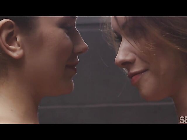 Erotic lesbian kitchen to shower sex with Mary Rock and Sata Jones