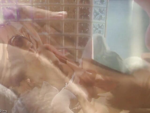 Passionate sex in white stockings with exotic Gianna Lynn