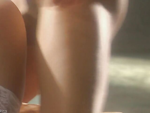 Passionate sex in white stockings with exotic Gianna Lynn