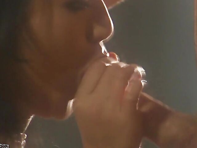 Passionate sex in white stockings with exotic Gianna Lynn