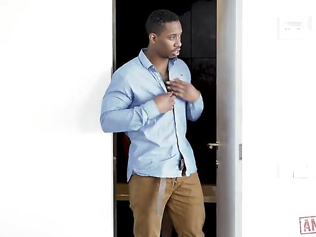 Interracial maid DP service with Taylor Sands