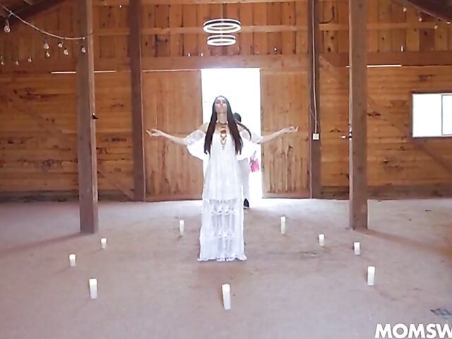 Ashley Wolf & Aaliyah Love - Two boys and two milfs foursome ceremony