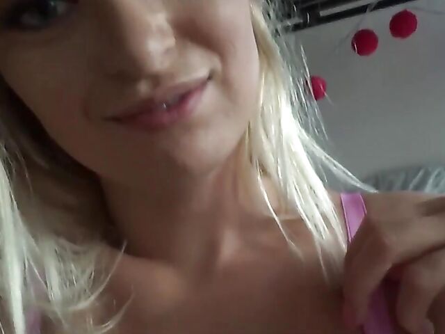 Pretty blonde Natalia Starr POV style BJ and fuck with you