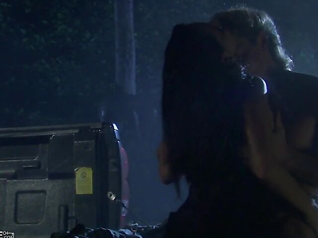 Sexy anal in the dark in the back of a pickup truck with Monique Madison