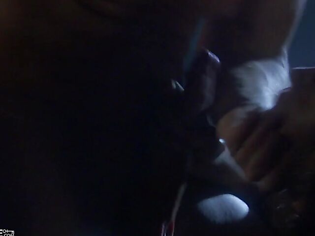 Sexy anal in the dark in the back of a pickup truck with Monique Madison
