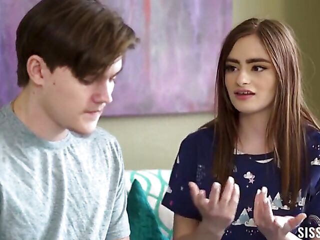 Teen foursome with small tits stepsisters Reese Robbins and Minxx Marley