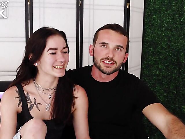 Nash Brooks and his tattooed pierced nipple girlfriend Citlali Hall do it for the camera