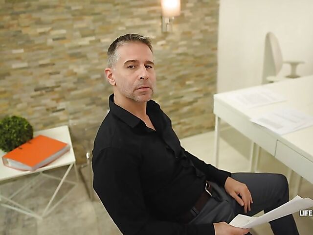 Hot Angelica Heart anal POV style in her sexy lingerie