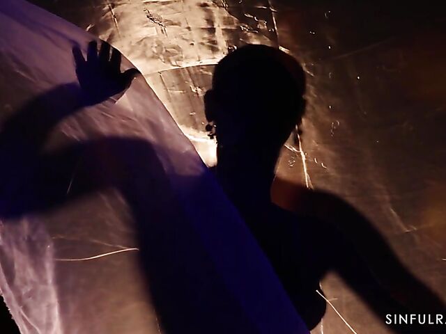 Erotic interracial sex with bald head African pornstar Zaawaadi