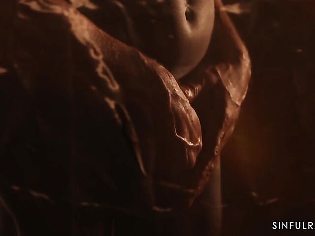 Erotic interracial sex with bald head African pornstar Zaawaadi