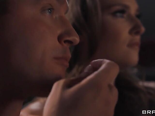 Cinema sex with horny movie fan Ashley Lane