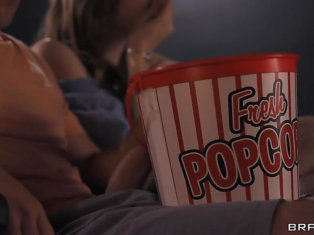 Cinema sex with horny movie fan Ashley Lane