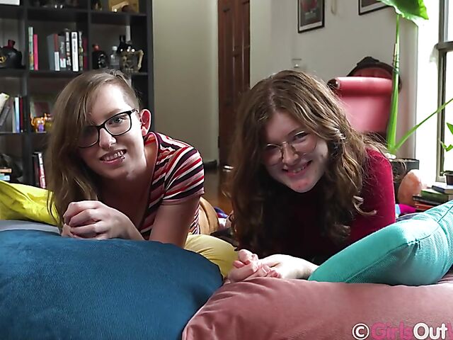 Naked lesbian interview with Amelia P and Maple