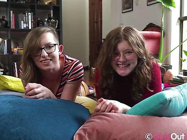 Naked lesbian interview with Amelia P and Maple