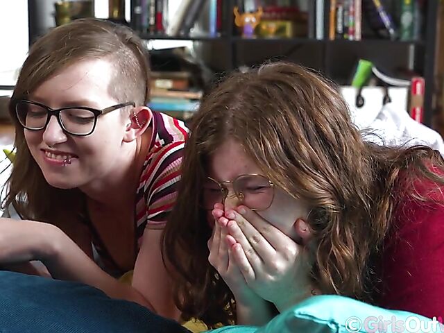 Naked lesbian interview with Amelia P and Maple