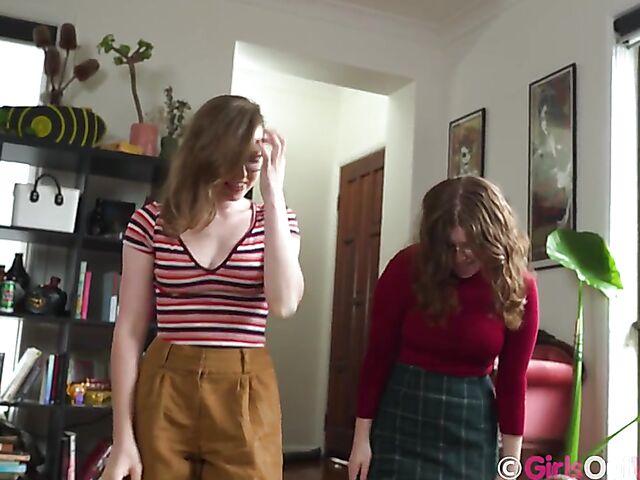 Naked lesbian interview with Amelia P and Maple