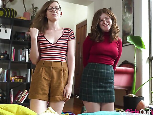 Naked lesbian interview with Amelia P and Maple