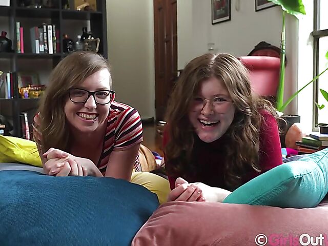 Naked lesbian interview with Amelia P and Maple