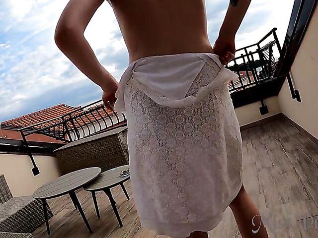 MissPussyCat's POV lesbian video with blonde Ingrid