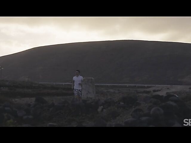 Seaside vacation and sensual sex outside with Camila Palmer