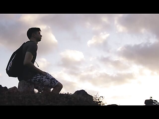 Seaside vacation and sensual sex outside with Camila Palmer