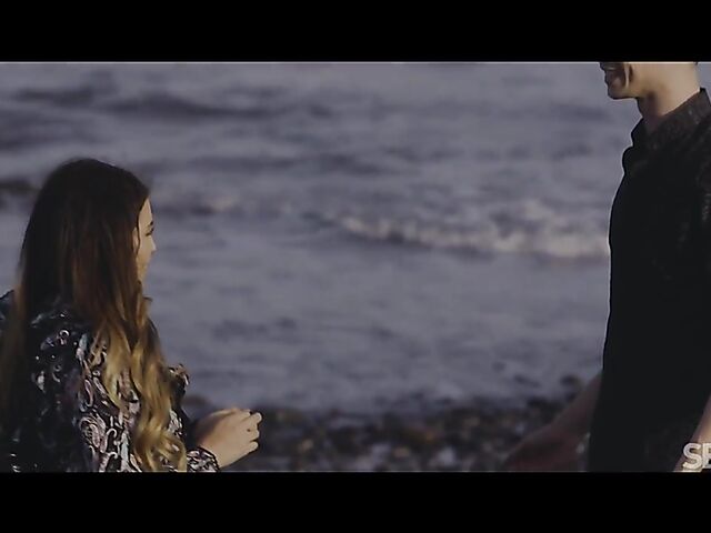 Seaside vacation and sensual sex outside with Camila Palmer