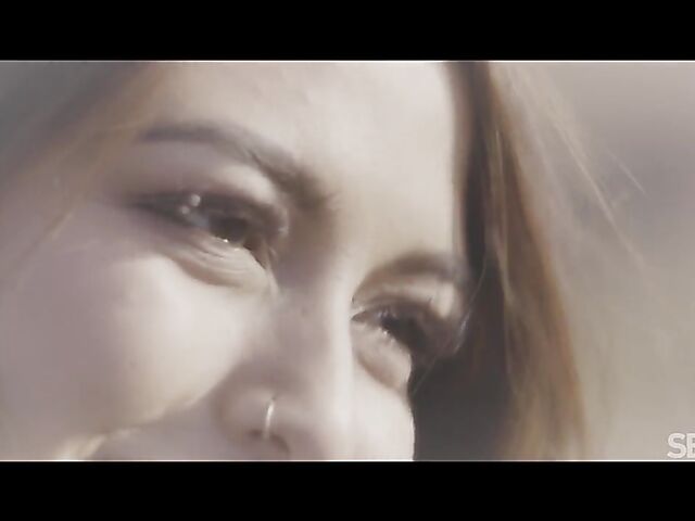 Seaside vacation and sensual sex outside with Camila Palmer