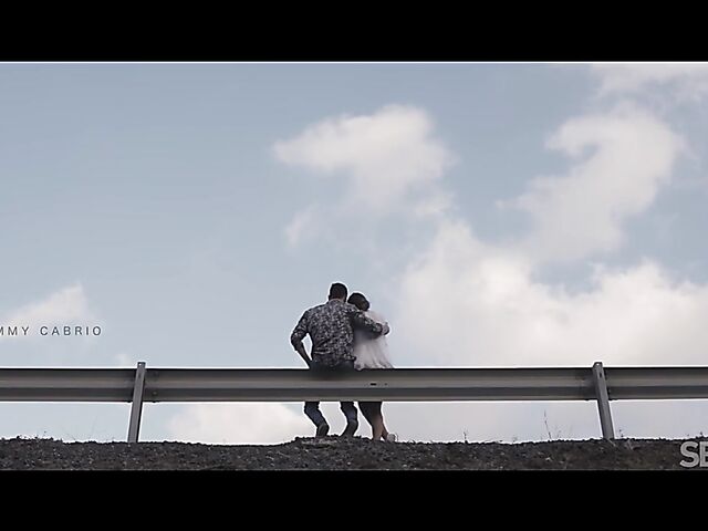 Seaside vacation and sensual sex outside with Camila Palmer