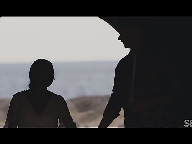 Seaside vacation and sensual sex outside with Camila Palmer