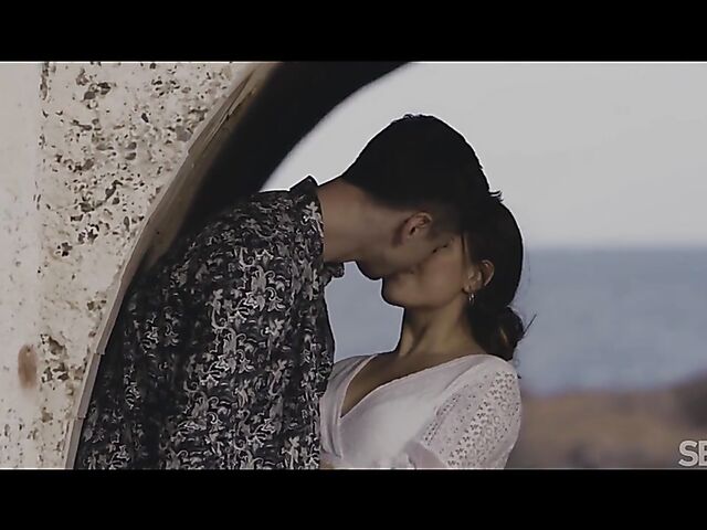 Seaside vacation and sensual sex outside with Camila Palmer