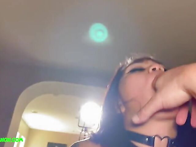 Hard fuck and deepthroat with tattooed asian slut Yumi Sin