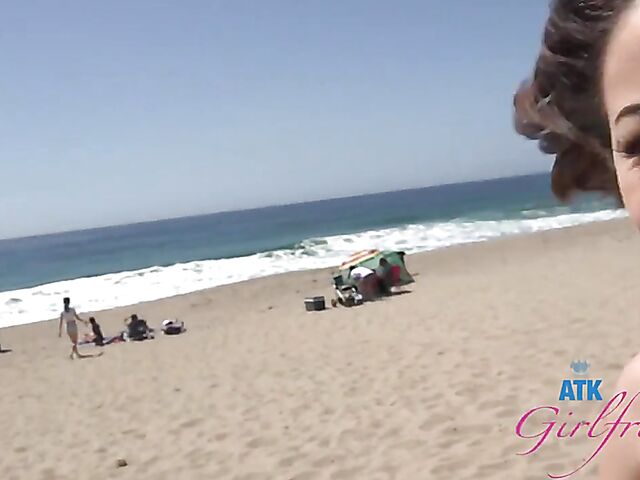 Bella Luna is your new ATK girlfriend with natural pierced tits