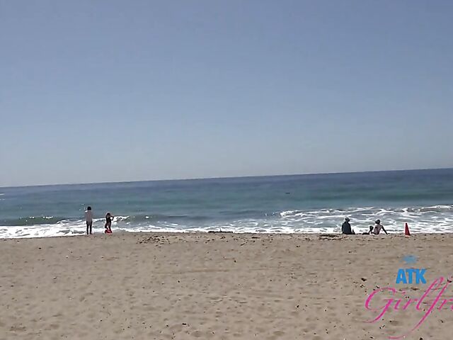 Bella Luna is your new ATK girlfriend with natural pierced tits